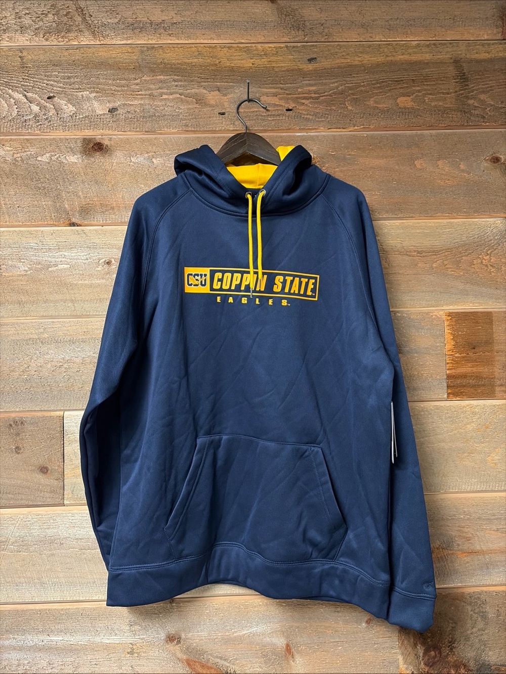 NWT colosseum Coppin State Eagles Hoodie Sweatshirt XL Blue NCAA Baltimore